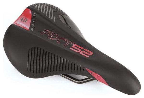 SELLE JUNIOR RACE ATX52 NOIR ROUGE 235mm / 140mm.