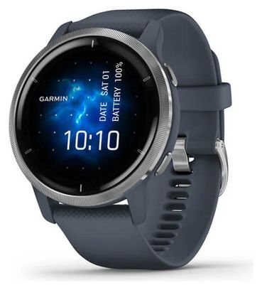 Montre de Sport Garmin Venu 2 Argent / Bleu