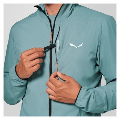 Giacca antivento Salewa Pedroc Wind HD Light blu da uomo