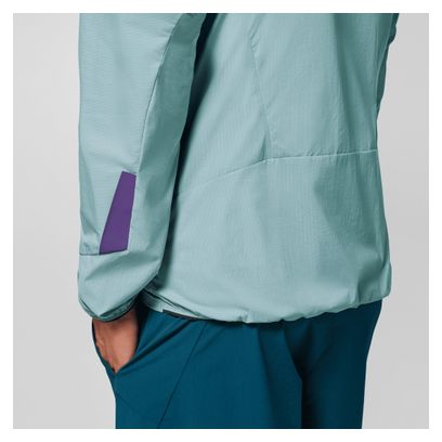 Giacca antivento Salewa Pedroc Wind HD Light blu da uomo