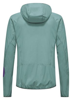 Giacca antivento Salewa Pedroc Wind HD Light blu da uomo