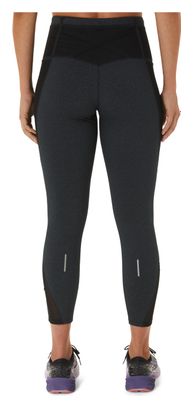 Asics Distance Supply 3/4 Tights Black Grey Women's