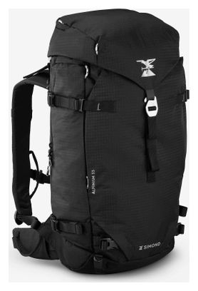 Mochila de alpinismo Simond Alpinism 33 L, color negro
