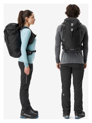 Mochila de alpinismo Simond Alpinism 33 L, color negro