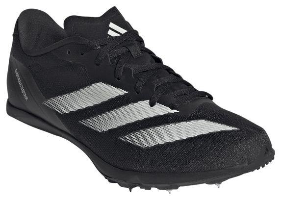 adidas Performance Distancestar Black White Unisex Track &amp; Field Shoes