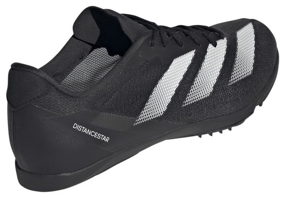 Zapatillas de atletismo unisex adidas Performance Distancestar Negro Blanco