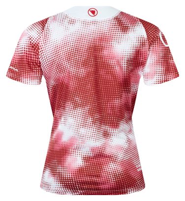 Camiseta técnica Endura Pixel Cloud LTD de mujer - Rosa