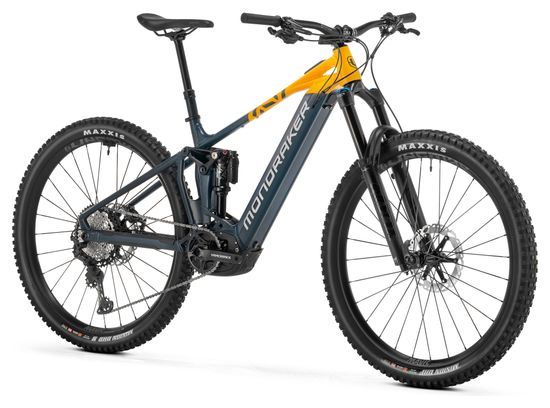 VTT Électrique Tout-Suspendu Mondraker Crafty Race Shimano XT 12V 750Wh 29'' Gris Jaune 2025