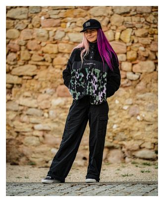 DHaRCO Sherpa 1/2-Zip Isa Signature Purple Leopard Women's Fleece