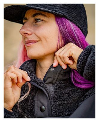 DHaRCO Sherpa 1/2-Zip Isa Signature Purple Leopard Women's Fleece