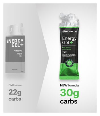 Gels énergétiques Decathlon Nutrition Gel+ Menthe x6