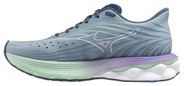 Mizuno Wave Skyrise 6 Running Shoes Blue/Purple Women's