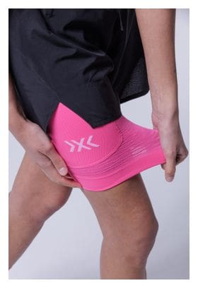 X-Bionic Effektor 2-in-1 Shorts Schwarz/Neonpink Women