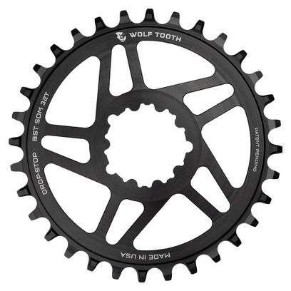 Wolf Tooth Direct Mount Chainring for Sram Boost 3 mm Drop-Stop A Black