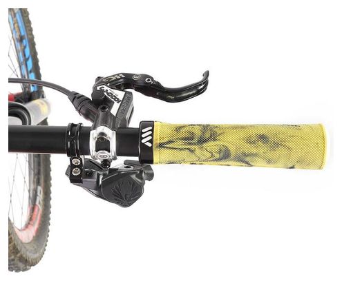 All Mountain Style AMS Berm Grips Giallo Camo