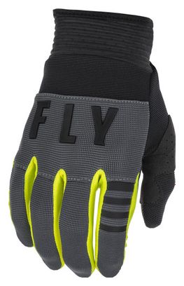 Fly Racing F-16 Gloves Gray / Yellow / Black