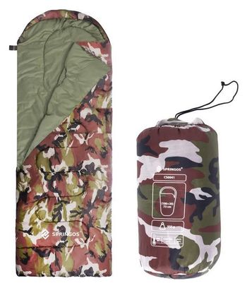 73 x 210 cm Sac de couchage avec sac de rangement Momie Outdoor Randonnée Pique-nique Camping Couverture avec capuche