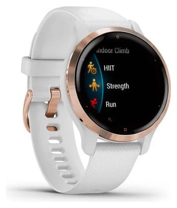 Garmin Venu 2S GPS Horloge Rose Goud / Wit