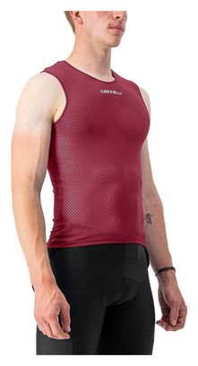 Ärmelloses Unterhemd Castelli Pro Mesh 2.0 Bordeaux