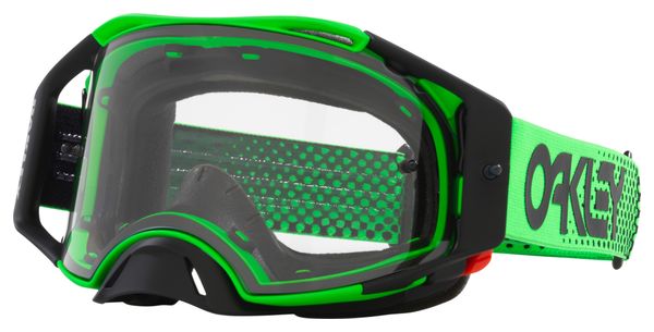 Máscara Oakley Airbrake MX Moto Verde / Transparente / Ref: OO7046-D9
