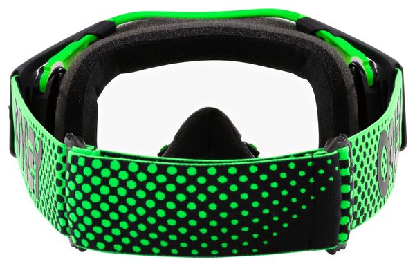 Oakley Airbrake MX Moto Green / Clear Goggle / Ref: OO7046-D9