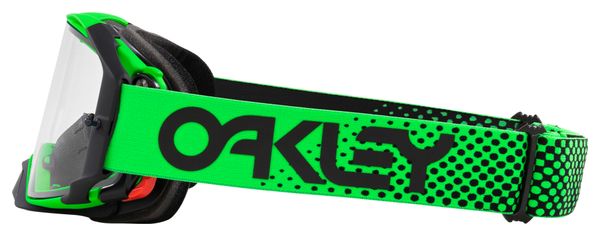 Occhiale Oakley Airbrake MX Moto Green / Clear / Ref: OO7046-D9