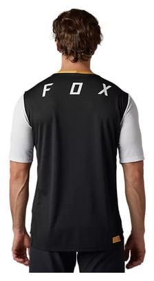 Fox Defend Aurora Kurzarmtrikot Schwarz / Weiß