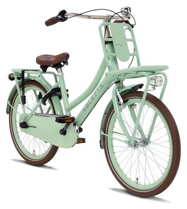 Vélo Enfant Valetta Cargo N3 - Filles - 22 pouces - Vert Pastel