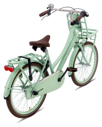 Vélo Enfant Valetta Cargo N3 - Filles - 22 pouces - Vert Pastel