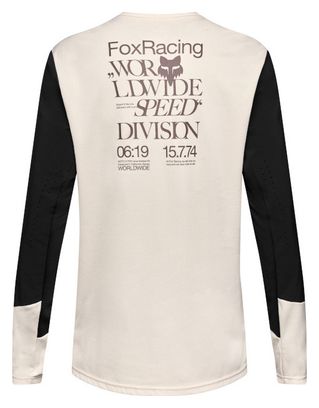 Maglia a maniche lunghe Fox Defend Park Special Edition beige da uomo