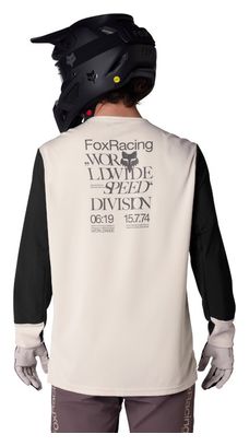 Maglia a maniche lunghe Fox Defend Park Special Edition beige da uomo