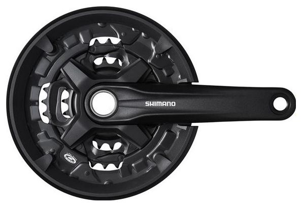 Pédalier Shimano Altus MT210 3x9v 175mm - 44-32-22 Dents Noir