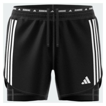 2-in-1 Shorts adidas Own The Run Schwarz Herren