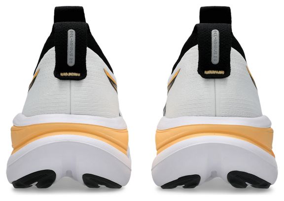 Asics Gel-Nimbus 28 Men's Running Shoes - White/Orange