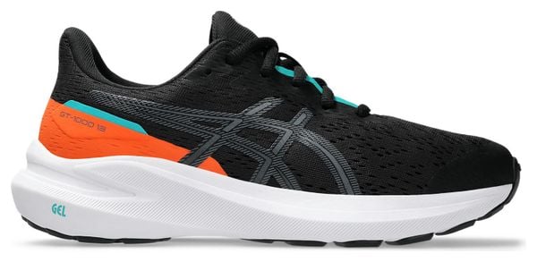 Asics GT-1000 13 GS Laufschuhe Schwarz/Orange Kinder