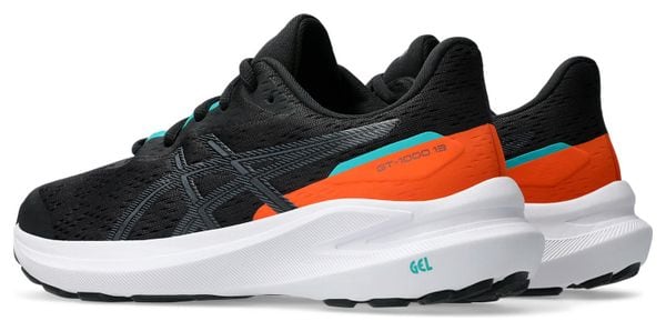 Asics GT-1000 13 GS Laufschuhe Schwarz/Orange Kinder