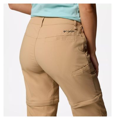 Dames Columbia Leslie Falls Beige Convertible Pants