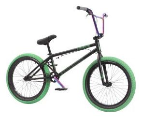 Vélo BMX adulte CENTRIX noir mat20 pouces 10.6 kg