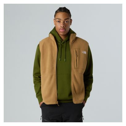 Forro polar sin mangas The North Face Yumiori Men's Brown