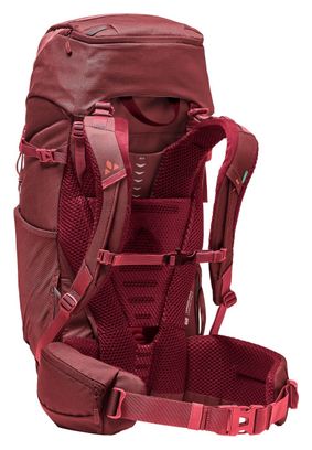 Women&#39;s Vaude Asymmetric 38+8 Hiking Bag Red Woman