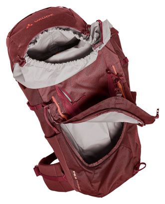 Borsa Da Trekking Da Donna Vaude Asimmetrico 38+8 Rossa Donna