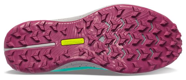 Zapatillas trail saucony peregrine 12 verde violeta mujer