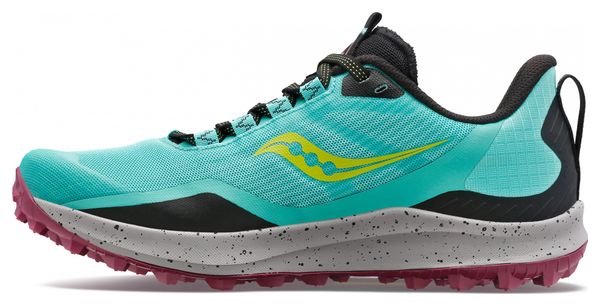 Zapatillas trail saucony peregrine 12 verde violeta mujer
