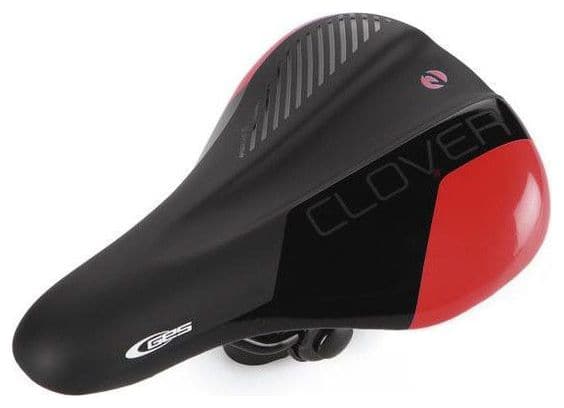 SELLE ENFANT TREFLE Noir / Rouge 212mm / 144mm.