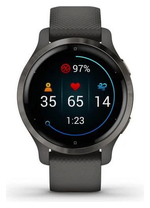 Garmin Venu 2S GPS Horloge Donkergrijs / Zwart