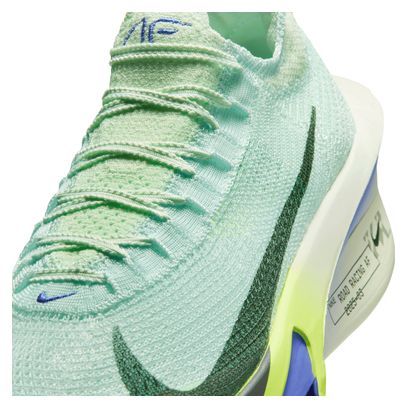 Scarpe da corsa Nike Alphafly 3 verde/blu da uomo