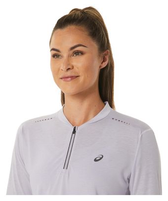 Maglia a manica lunga 1/2 zip Asics Metarun Purple Donna