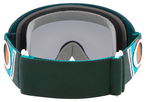 Oakley O-Frame 2.0 PRO MTB Goggle Troy Lee Design Hunter Green Stripes / Dark Grey Lenses / Ref : OO7117-17
