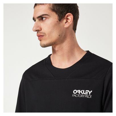 Oakley Factory Pilot Lite Mtb Short Sleeve Jersey Black