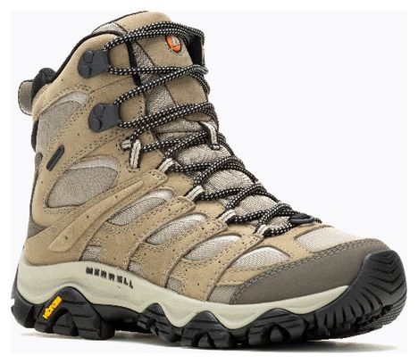 Dames wandelschoenen Merrell Moab 3 Apex Mid Waterdicht Beige